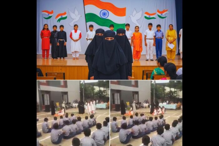 গুজরাটে স্কুল নাটকে বোরকা পরিহিত ছাত্রীদের ‘সন্ত্রাসী’ রূপে দেখানোয় বিতর্ক
