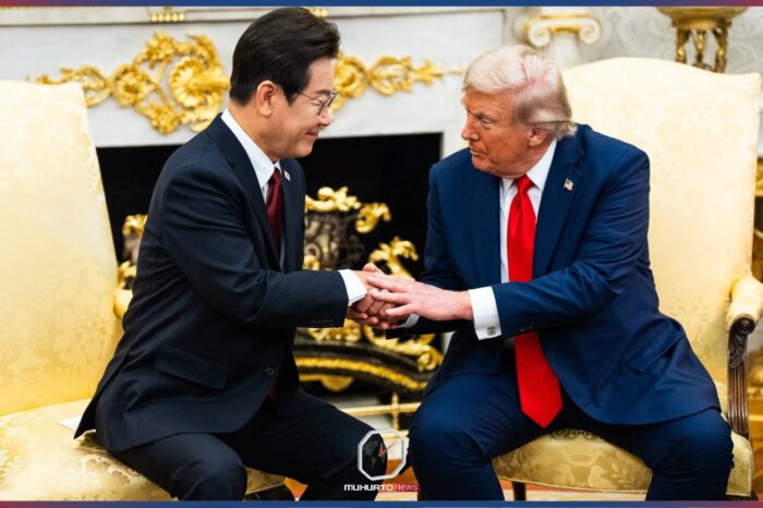 দক্ষিণ কোরিয়ার পণ্যে ২৫ শতাংশ শুল্কারোপের ঘোষণা ট্রাম্পের