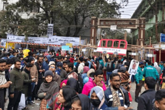 কেন্দ্রীয় শিক্ষার্থী সংসদ নির্বাচনে প্রথমবার ভোট দিচ্ছেন জগন্নাথের শিক্ষার্থীরা