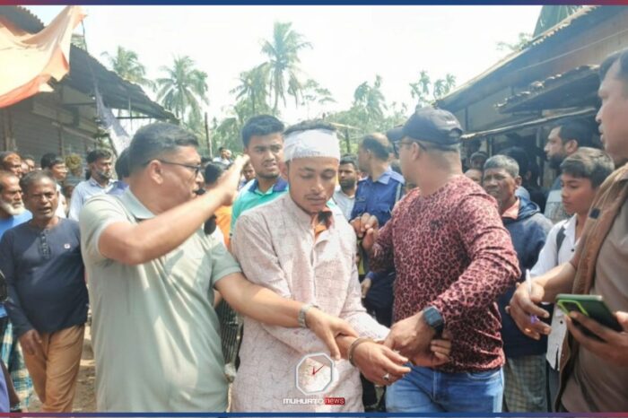 পিরোজপুরে বিএনপি নেতাসহ ২ জনকে কুপিয়ে জখম, মোল্লা আটক