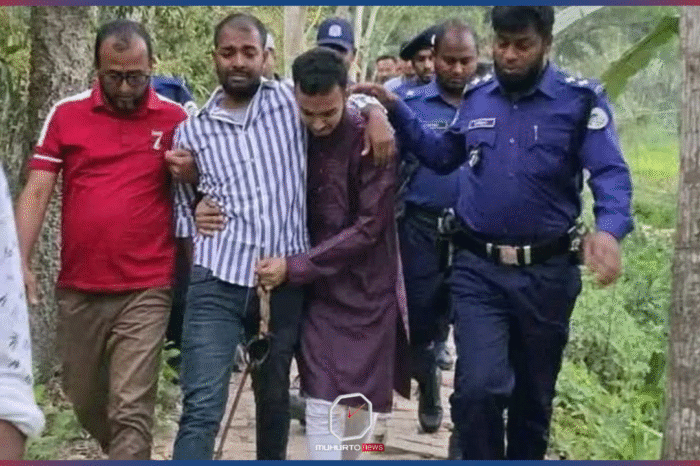 ডাণ্ডাবেড়ি পরেই বাবার জানাজায় অংশ নিলেন ছাত্রলীগ নেতা