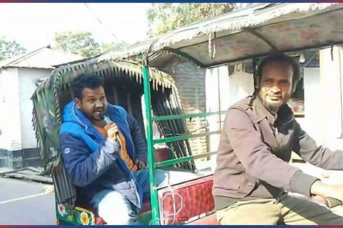 আমি আর মাদক খাব না, কাউকে খেতেও দেব না: ঈশ্বরদীতে যুবকের মাইকিং