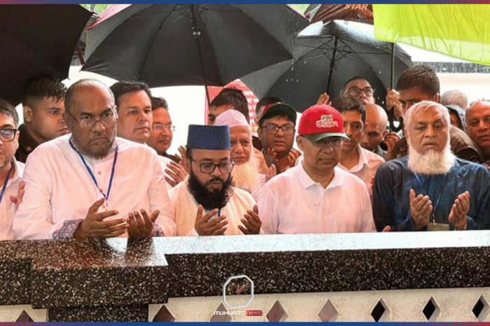 সিলেটে শাহজালাল (রহ.) এর মাজার জিয়ারত করলেন প্রধানমন্ত্রী